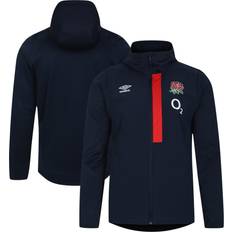 Umbro England Rugby Full Zip Hoodie Navy Mens