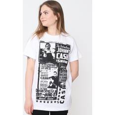 Johnny Cash Show T Shirt whte