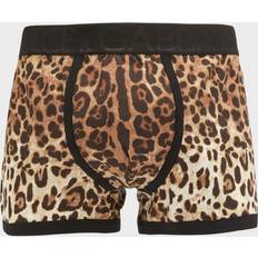 Leopardenmuster Unterhosen Dolce & Gabbana Leopard Print Boxer Trunk, Black