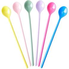 Melamin Kinderbestecke Rice melamine long spoon 6-pack Multicolor