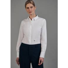 Seidensticker Bodybluse Damen Baumwolle weiß
