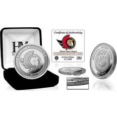 NHL Sportfanproducten Highland Mint Ottawa Senators NHL Commemorative Coin (39mm) Münze, silber