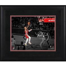 Damian Lillard Portland Trail Blazers Framed x Spotlight Photograph Facsimile Signature