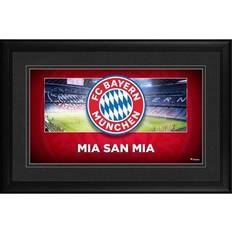 Bundesliga Sports Fan Products "Bayern Munich Framed 10" x 18" Team Logo Panoramic Photograph"