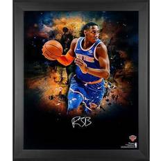 RJ Barrett New York Knicks Autographed Framed x In Focus Photograph