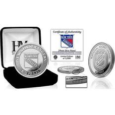 NHL Sportfanproducten Highland Mint New York Rangers NHL Commemorative Coin (39mm) Münze, silber