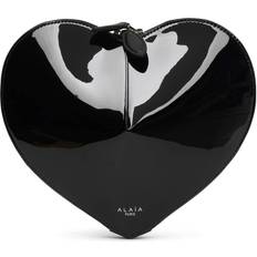 Alaïa Le Coeur black patent crossbody bag