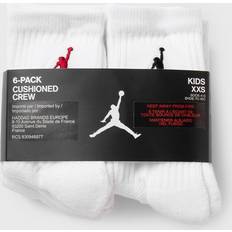 S Underwear Jordan Boys Legend Crew 6-Pack Socks Boys' Grade School White/White