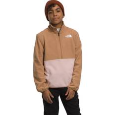 Yellow Fleece Jackets Children's Clothing The North Face Kids' Glacier 1/4 Zip Pullover Almond Butter