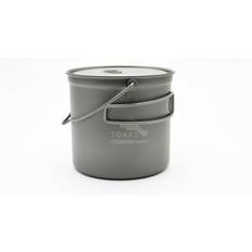 Toaks Titanium 1100ml Pot w/Bail Grey POT-1100-BH