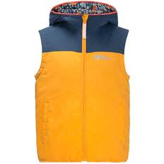 Mädchen Warm gefütterte Westen Jack Wolfskin Weste VILLI in orange pop