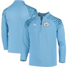 Puma Youth Manchester City Training Top - Team Light Blue/Lake Blue