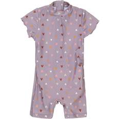 Sterntaler Kid's Swimming Costume Heart Lycra - Pink