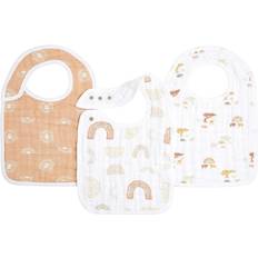 Cotton Drool Bibs Aden + Anais boutique cotton muslin snap bibs 3 pack