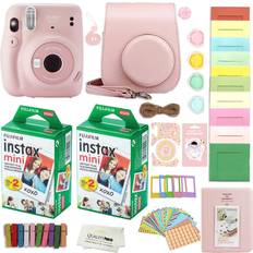 Instax 11 Fujifilm Instax Mini 11 Instant Camera with Case 40 Films and Accessory kit Blush Pink Pink