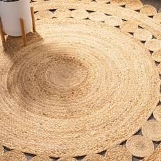 Carpets Jonathan Y Bodhi Round Jute hippie Circle Beige