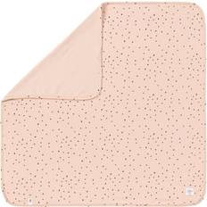 Lässig Interlock Tæppe 80x80, Dots Pink