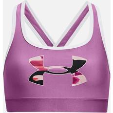 Morado Bralettes Under Armour Girls Crossback Graphic Sports Bra