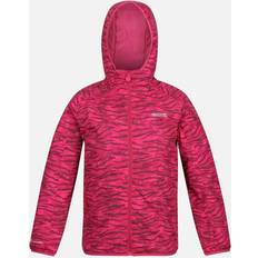 Regatta Kid's Volcanics VI Waterproof Jacket - Berry Pink Print