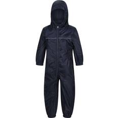 Polyester Combinations de Pluie Regatta Kid's Paddle Waterproof Breathable Rain Suit - Navy