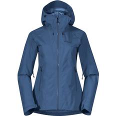 Bergans 3l jacket Bergans Skar Light 3L Shell Jacket Women - North Sea Blue