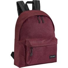 PEDEA Fritidsryggsäck stil unisex business skola ryggsäck 24 l med notebookväska upp till 33,8 cm 13,3 tum röd, 24 Liter, Ryggsäck