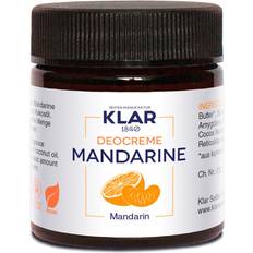 Klar Seifen Pflege Feste Deocreme & Körperbutter Deocreme Mandarine