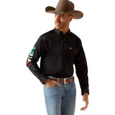 Ariat Men Shirts Ariat Men's MNS Team LOGOTWILLCLSSCLSBLKMEX, Frances