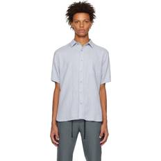 Linen Shirts Vince Blue Pocket Shirt