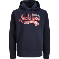 Jack & Jones Herren Hoodie Kapuzenpullover JJELOGO Regular Fit