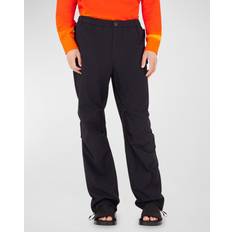 Ferragamo Pants & Shorts Ferragamo Black Drawstring Trousers