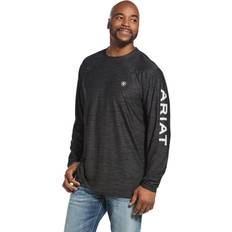 Ariat Men Tops Ariat Men's Long-Sleeve Charger Logo T-Shirt