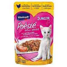 Animali domestici Vitakraft Poèsie Deli Sauce Junior Con Petto Di Pollo - 85 GR