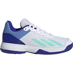 Adidas courtflash adidas Kid's Courtflash Tennis - Cloud White/Pulse Mint / Lucid Blue