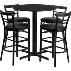 Furniture Flash Furniture HDBF1033-GG 24'' Bar Stool