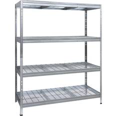 AR Shelving Stålreol 4 Hylder 400 kg Koldvalset Stål Reolsystem