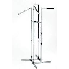 Casters Shelving Systems Clothing Rack Heavy Duty Way Arms, Square