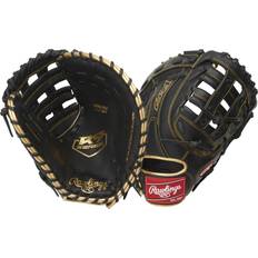 Rawlings Baseball Gloves & Mitts Rawlings R9 12.5" Baseball First Base Mitt Black/Gold