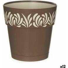 Stefanplast Självvattnande blomkruka Gaia ∅15cm