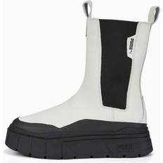 Puma Dame Støvler Puma Mayze Stack Råhvide støvler Offwhite