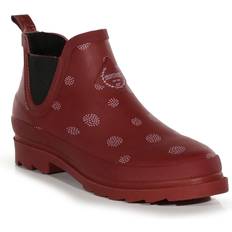 Regatta Bottes Chelsea Regatta Bottines de Pluie Design Femme Harper Cosy Avec Doublure en Fausse Fourrure Rouge