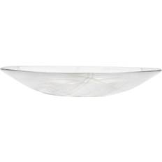 Verre Plats de service Kosta Boda Contrast Dish - White/White Plat de service