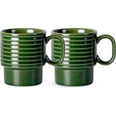 Pinottava Mukit Sagaform Coffee & More Green Mug 25cl 2pcs