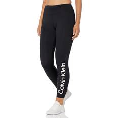 Calvin Klein Tights Calvin Klein Performance Damen High Waist 7/8 Leggings, Schwarz mit weißem Logo