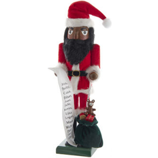 Madera Cascanueces Kurt Adler 15 Santa List Nutcracker Cascanueces