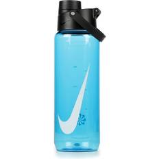 NIKE Borracce Nike TR Renew Recharge Chug Water Bottiglia FA24 Blue Fury/black/white Unisex Equipo Botellas De Agua Borraccia