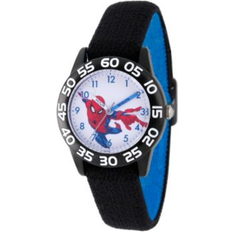 Marvel Wrist Watches Marvel Kids' Spider-Man Plastic Time Teacher Reversible Elastic Black