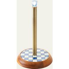 Steel Paper Towel Holders Mackenzie-Childs Royal Check Paper Towel Holder