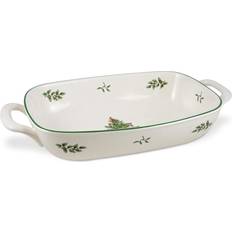 Green Bread Baskets Spode Christmas Tree Bread Basket