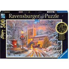 Jigsaw Puzzles Ravensburger Star Line A Sparkling Christmas 500 Pieces